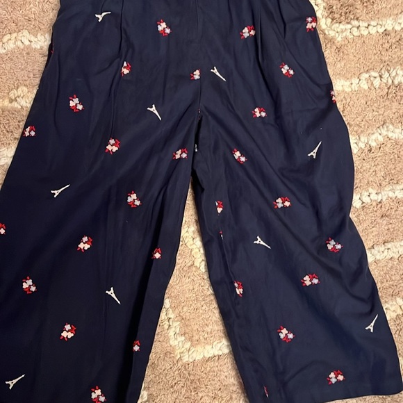 Janie and Jack FLORAL EIFFEL TOWER JUMPSUIT - Picture 6 of 10